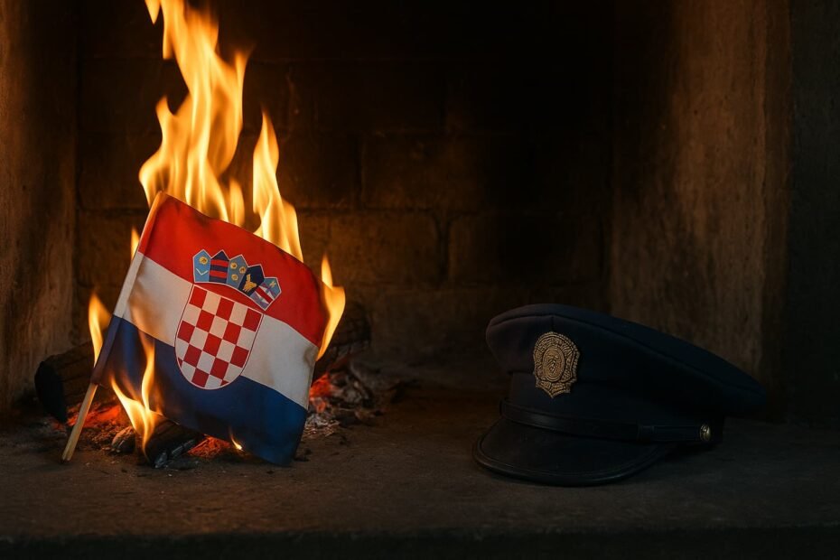 Uhićen muškarac koji je spalio hrvatsku zastavu i objavio snimku već ima više od 280 prijava